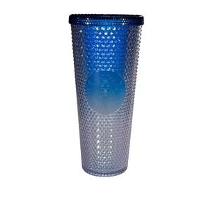 Starbucks | Dining | Starbucks Blue Matte Grid Cold Cup Tumbler | Poshmark